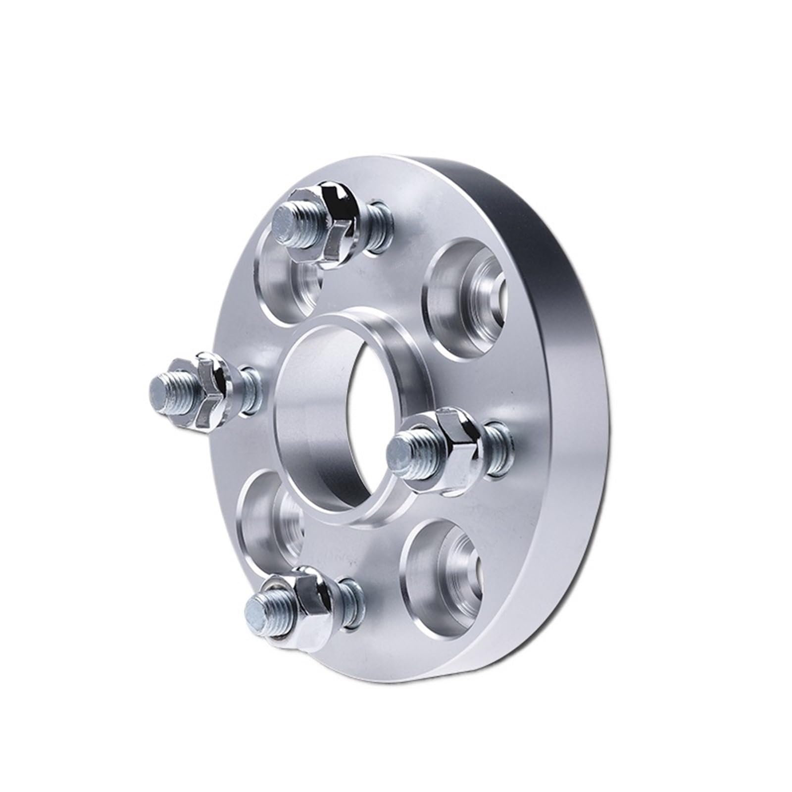 Spurverbreiterungen 1 Paar Für Sacla Für Samsung SM3 Rad Spacer Adapter PCD 4x 114,3 CB 66,1mm Geschmiedet Aluminium Wheel Spacers(2x Silver 35mm) von VETJMUA