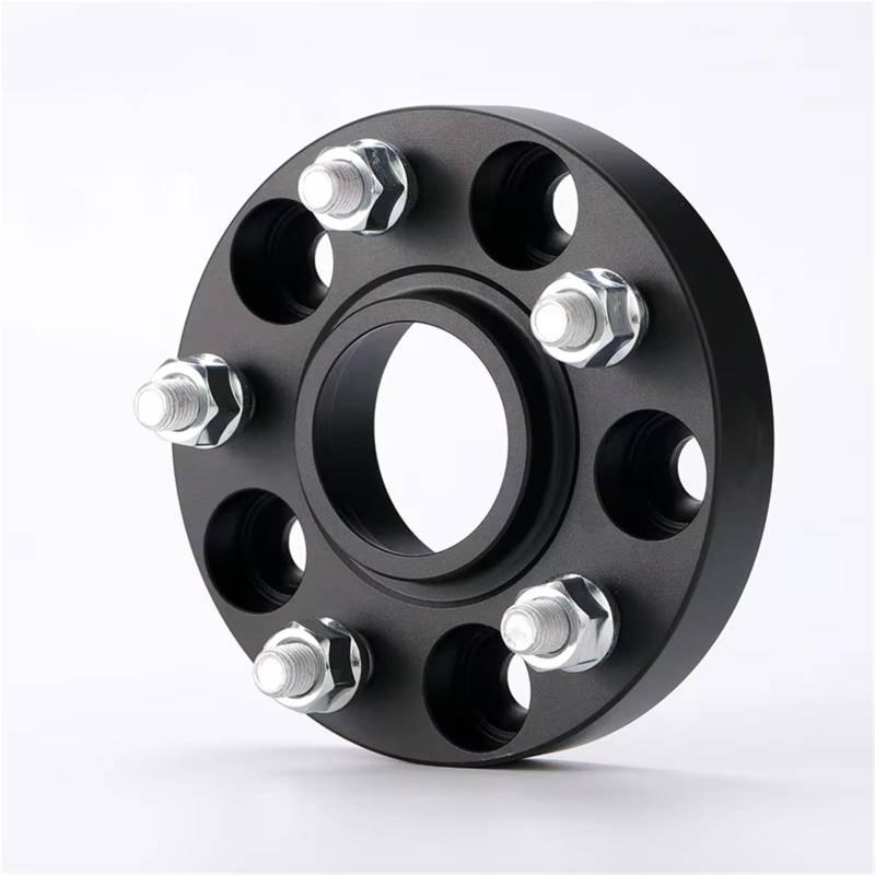 Spurverbreiterungen 1 stück Für Chrysler 300 300C 300C Für SRT8 Rad Adapter PCD 5x115 CB 71,6mm Spurverbreiterungen Wheel Spacers(Black 25mm) von VETJMUA