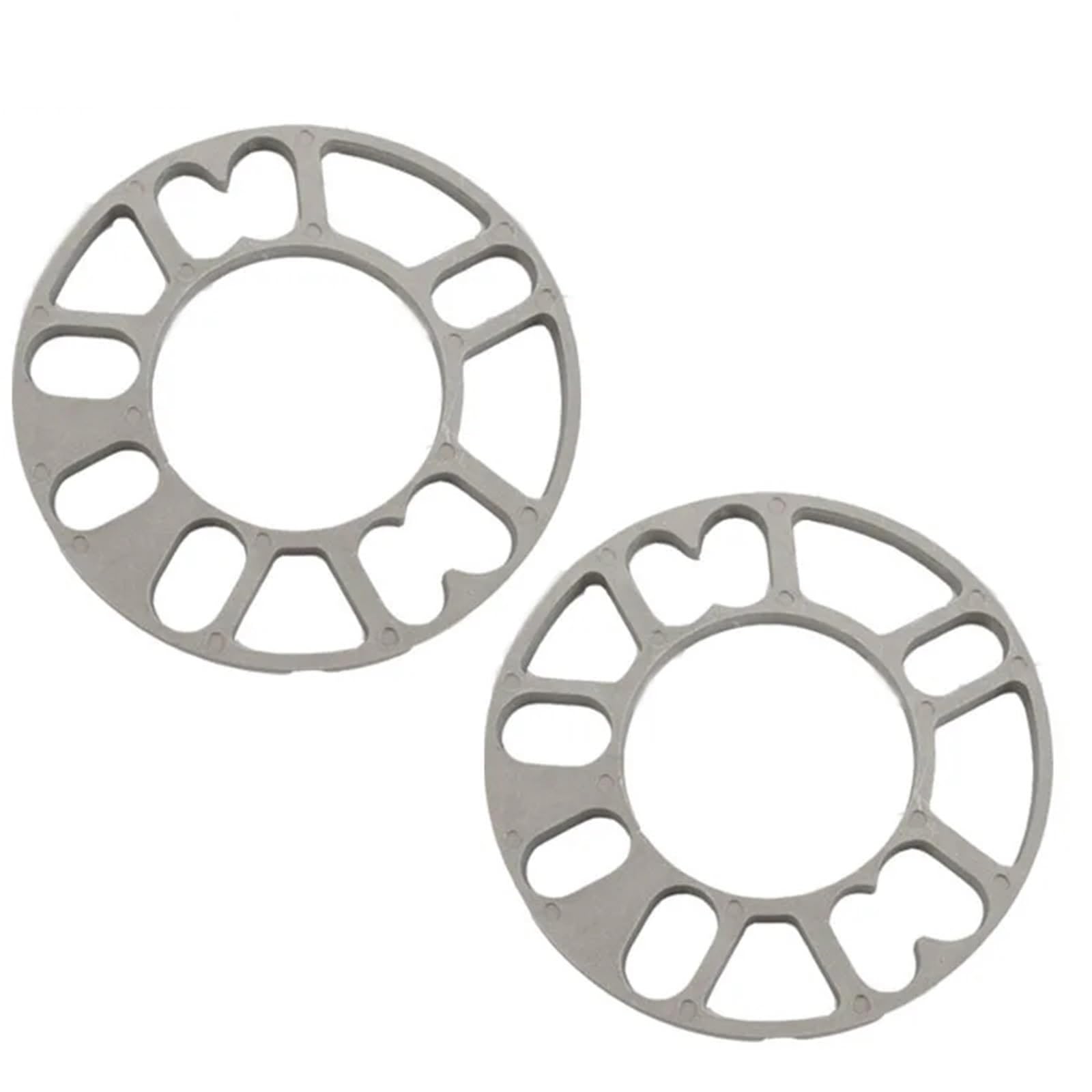 Spurverbreiterungen 2 Stück 3/5/8/10 Mm Universal-Auto-Rad-Distanzscheiben-Plattenadapter Passend Für 4x100 4x108 4x1143 5x100 5x108 5x1143 5x120 Wheel Spacers(2 Piece 5mm) von VETJMUA