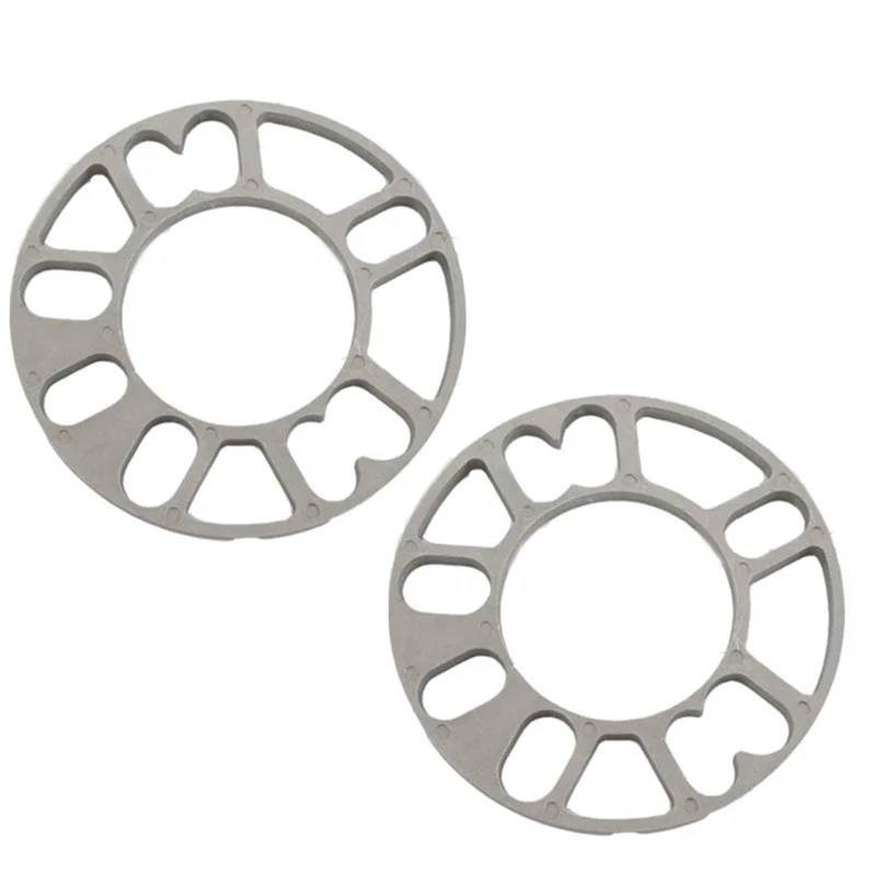 Spurverbreiterungen 2 Stück 3/5/8/10 Mm Universal-Auto-Rad-Distanzscheiben-Plattenadapter Passend Für 4x100 4x108 4x1143 5x100 5x108 5x1143 5x120 Wheel Spacers(2 Piece 5mm) von VETJMUA