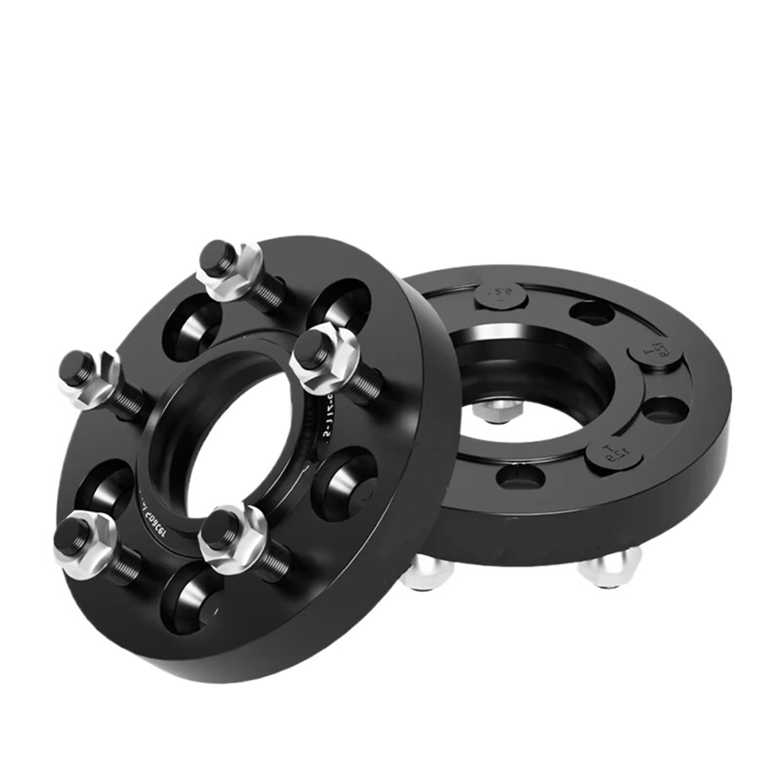 Spurverbreiterungen 2 Stück Für MINI Für Countryman 2010-2025 5x11 2 66.6/5x12 0 72,6 14x 1,25 Hub Centric Schwarz Geschmiedet Rad Spacer 15/20/25/30/35mm Wheel Spacers(2x 30mm) von VETJMUA