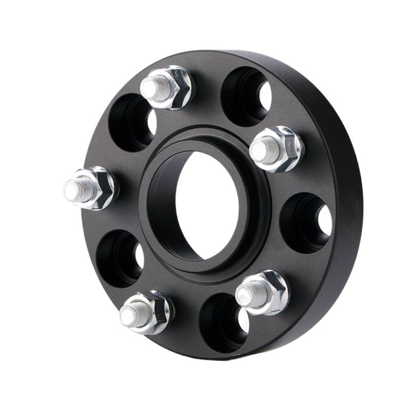 Spurverbreiterungen 2 Stück Für Odyssey Für Civic Für CR-V Rad Spacer Adapter PCD 5X 114,3 CB 64,1mm Geschmiedet Aluminium Wheel Spacers(Black 30mm) von VETJMUA