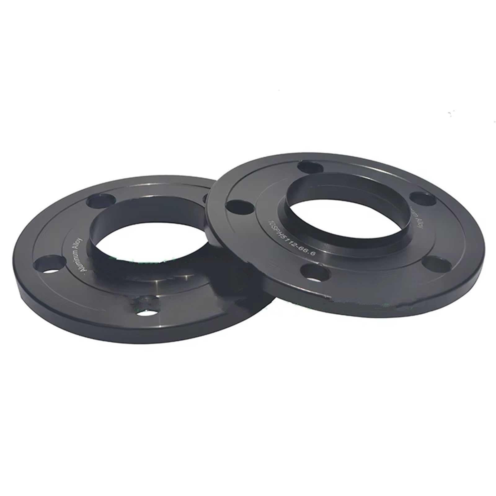 Spurverbreiterungen 2 Stück I3 I8 10MM PCD 5x112 | CB 66,6 Mm Geschmiedeter Alufelgen-Abstandshalteradapter Wheel Spacers(Schwarz) von VETJMUA
