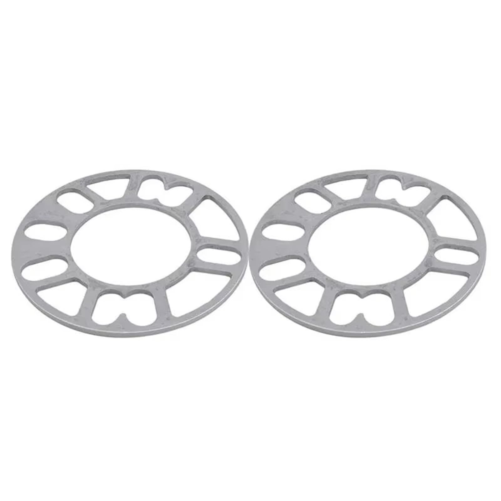 Spurverbreiterungen 2 Stück Universal Auto Rad Reifen Spacer Adapter Distanzscheiben Platte 3mm 5mm 6mm 8mm 10mm Für 4x100 4x1143 5x100 5x108 5x1143 5x120 Wheel Spacers(2 Pieces 3mm) von VETJMUA