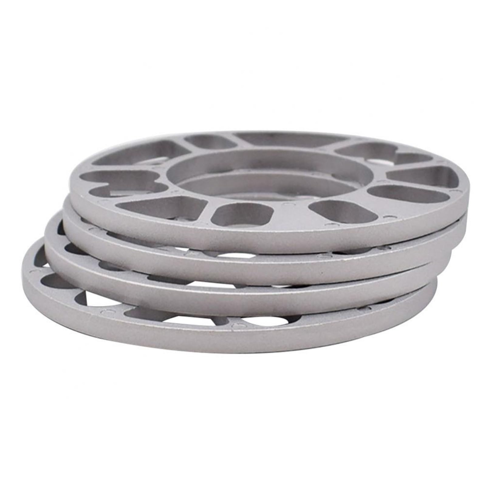 Spurverbreiterungen 3mm 5mm 8mm 10mm Universal Aluminium Legierung Auto Rad Reifen Spacer Distanzscheiben Set Wheel Spacers(5mm) von VETJMUA