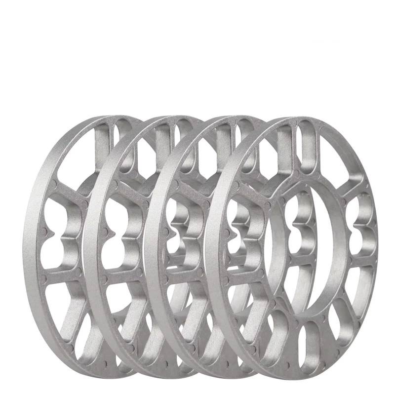 Spurverbreiterungen 4 Stück Universal 10mm Auto Rad Spacer Shims Platte Adapter Felge Spacer Hub Für 4/5 Stud Lugs 4X 100 4X 1143 5X 100 5X 1143 5X112 Wheel Spacers von VETJMUA