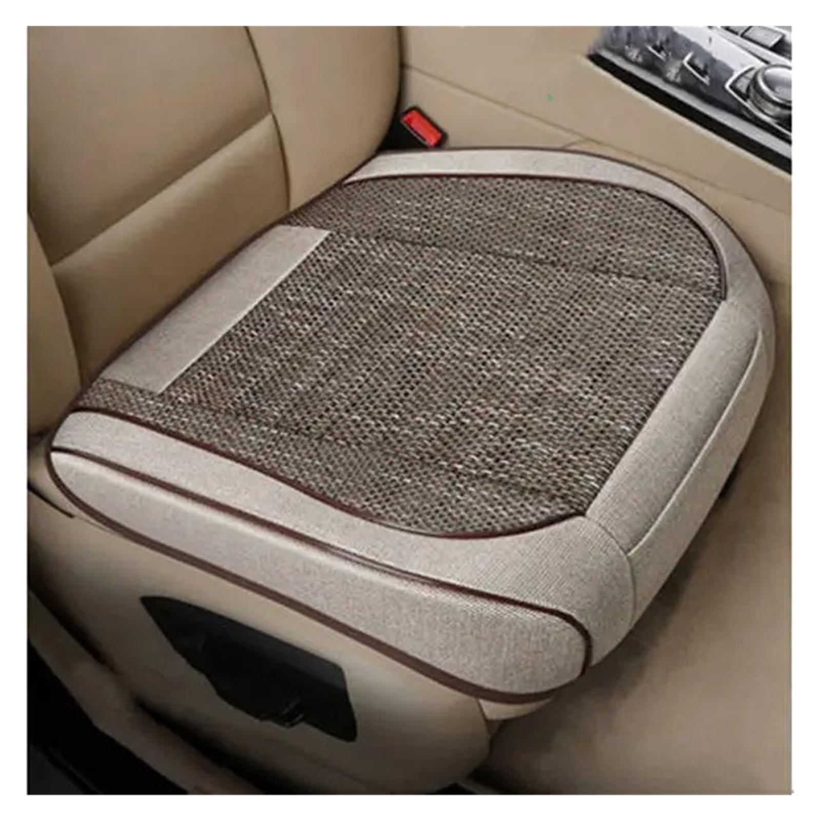 Universal Autositzkissen Autositzschutz Autositzkissen Auto Vorne Autoinnenausstattung Sitzbezug Autositzbezug(D-1*Beige) von VETJMUA