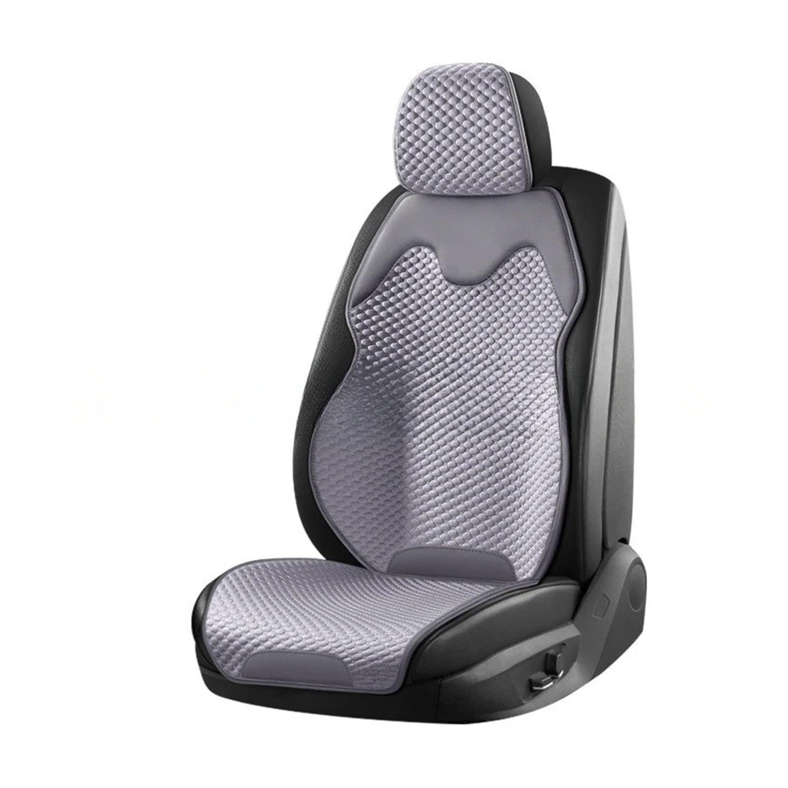 Universal-Autositzkissen Für Alle Jahreszeiten, Ultradünn, Kühl, Atmungsaktiv, Sitzbezug, Sommer-Kühlpolster, Sattelunterlage, 1 Stück Autositzbezug(Gray) von VETJMUA
