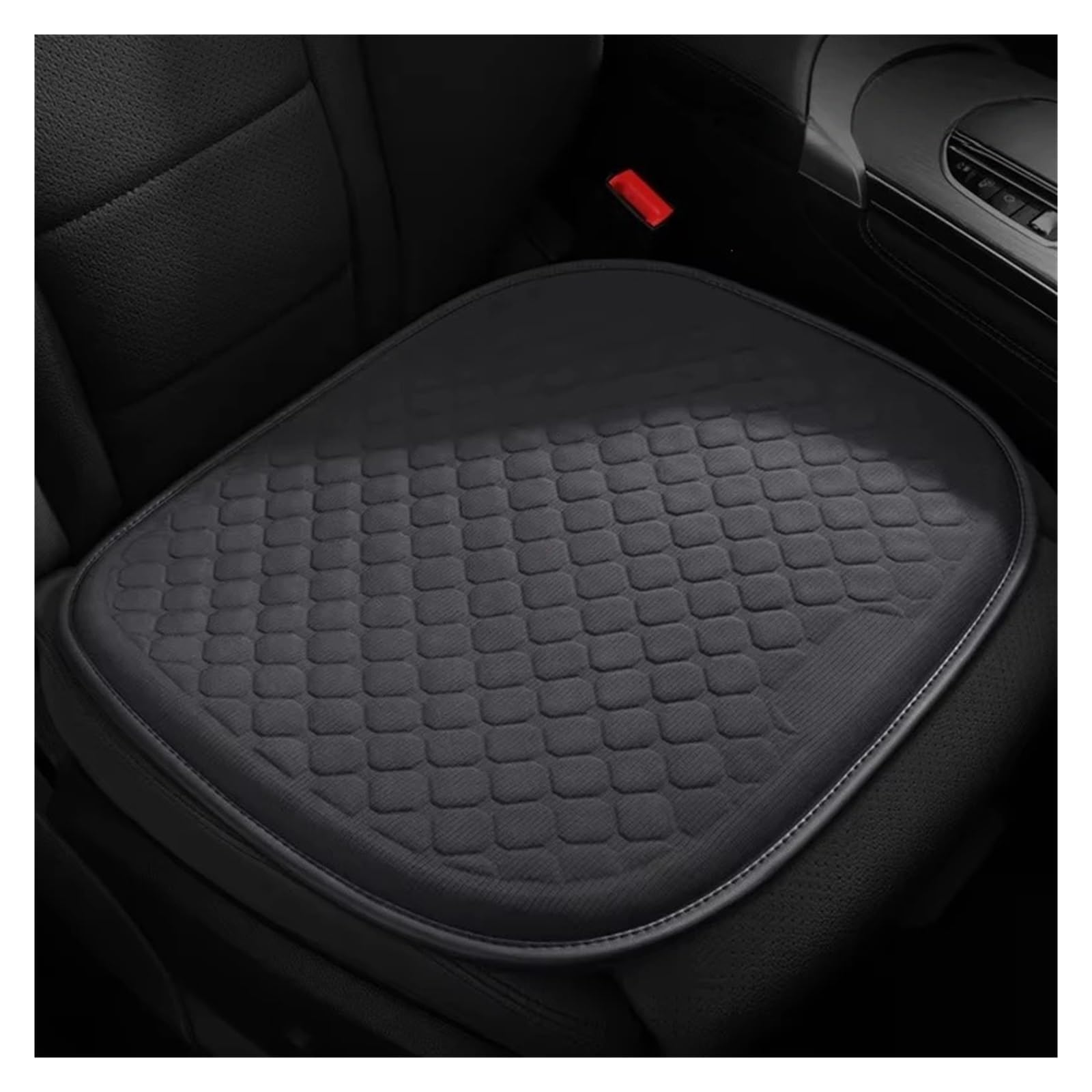 Universal Gel 3D Sommer Kühlung Ice Silk Sitzbezug Für Auto Büro Atmungsaktive Kissenmatte Auto-Innenausstattung Autositzbezug(Schwarz) von VETJMUA