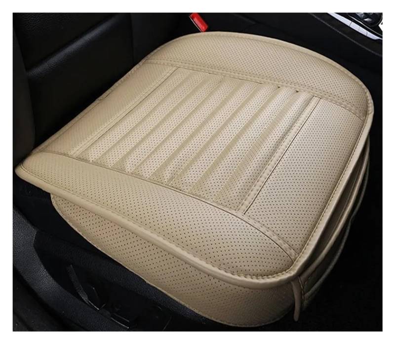 Universal Pad Matten Schutz Für Auto Sitz Leder Sitzbezüge Auto Kissen Vier Jahreszeiten Autos Sitz Abdeckung Autositzbezug(1*Front Beige) von VETJMUA