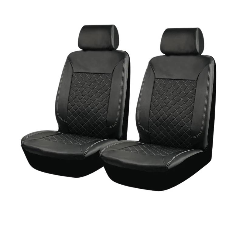 Universelle Autositzbezüge Aus PU-Leder Mit Gestepptem Nähdesign Und Airbag-Kompatibilität Autositzbezug(Front Seat) von VETJMUA