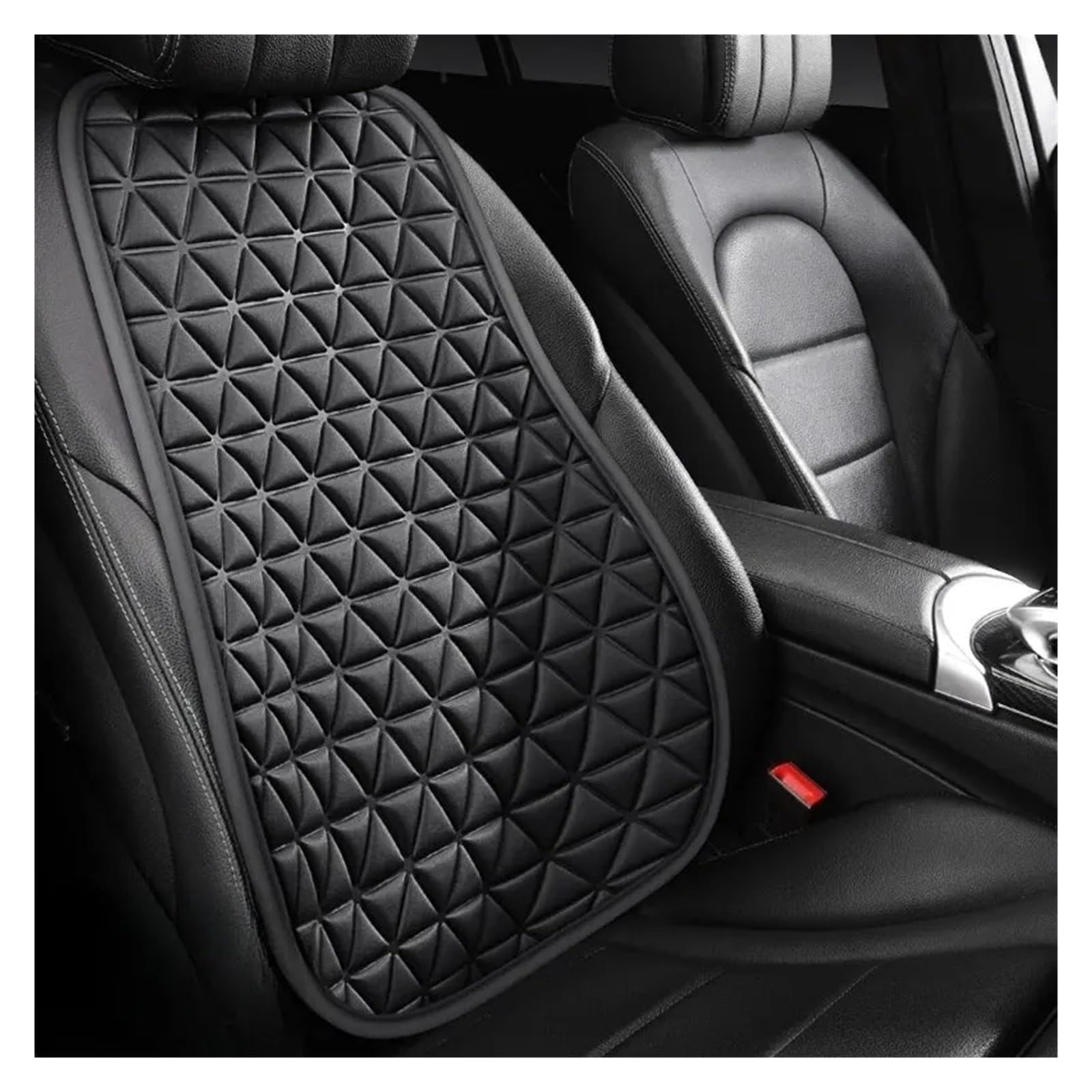 Universelles 3D-Autositzkissen Mit Federung, Sitzbezug Mit Geprägtem Muster, Für Alle Jahreszeiten, 1 Stück Autositzbezug(Black Back Cushion) von VETJMUA