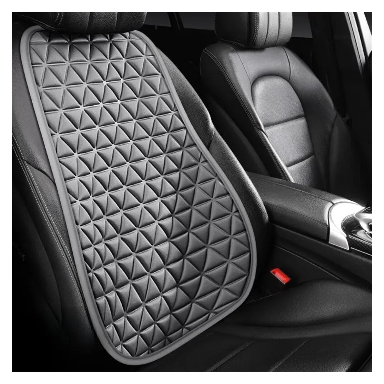 Universelles 3D-Autositzkissen Mit Federung, Sitzbezug Mit Geprägtem Muster, Für Alle Jahreszeiten, 1 Stück Autositzbezug(Gray Back Cushion) von VETJMUA
