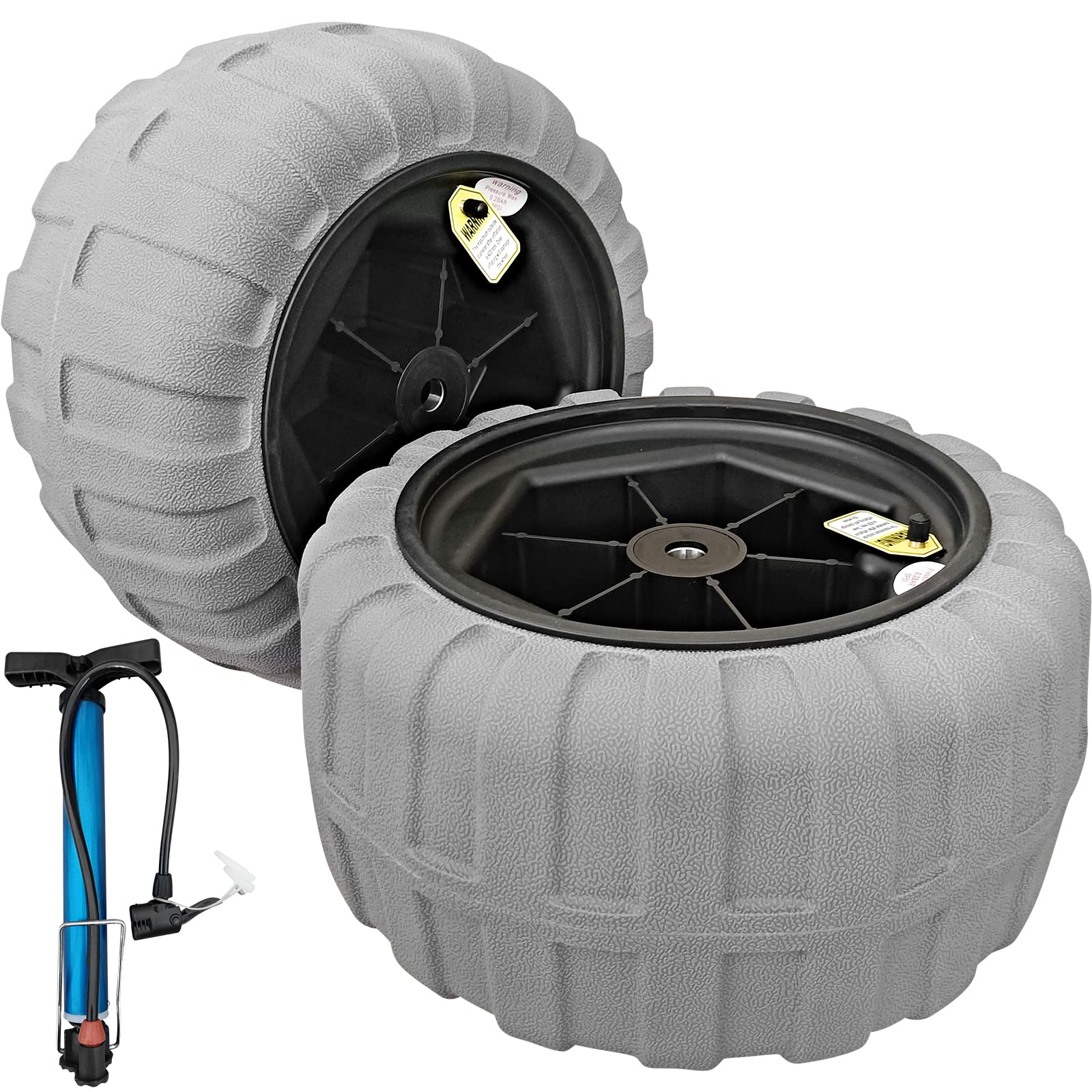 VEVOR 15,7 Zoll Ballonräder Reifen, TPU Strandräder Ersatz-Ballon-Sandreifen 80 kg Tragfähigkeit 2-3 PSI Niederdruck, für Kajakwagen Kanuwagen Strandwagen Gartenwagen Angelwagen – 2 Stück VEVOR 15,7 Zoll Ballonräder Reifen, TPU Strandräder Ersatz-Ballon-Sandreifen 80 kg Tragfähigkeit 2-3 PSI Niederdruck, für Kajakwagen Kanuwagen Strandwagen Gartenwagen Angelwagen – 2 Stück von VEVOR