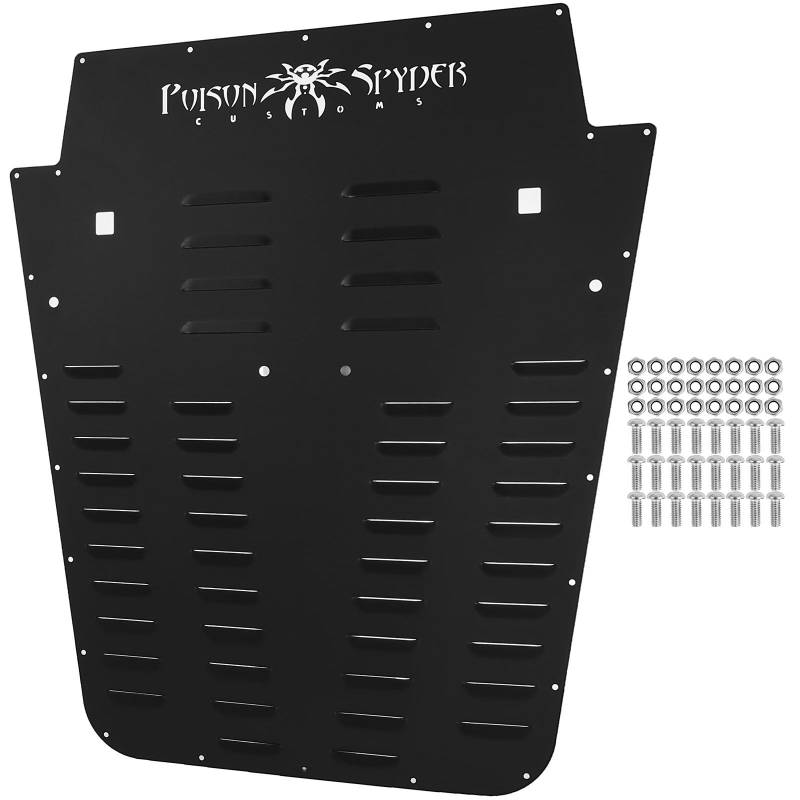 VEVOR Belüftete Motorhaube schwarz pulverbeschichtet Front Liner für 2013-2017 Jeep Wrangler JK von VEVOR