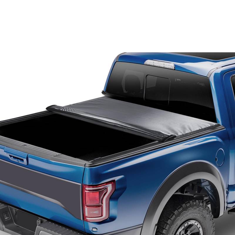 VEVOR Ladeflächenabdeckung, Rollbare Ladeflächenabdeckung, Kompatibel mit Ford F-150 Styleside-Ladefläche 2009-2024, für 16,7 x 16,4 m große Ladefläche, Weiches PVC-Material, 100% Ladeflächenzugang von VEVOR