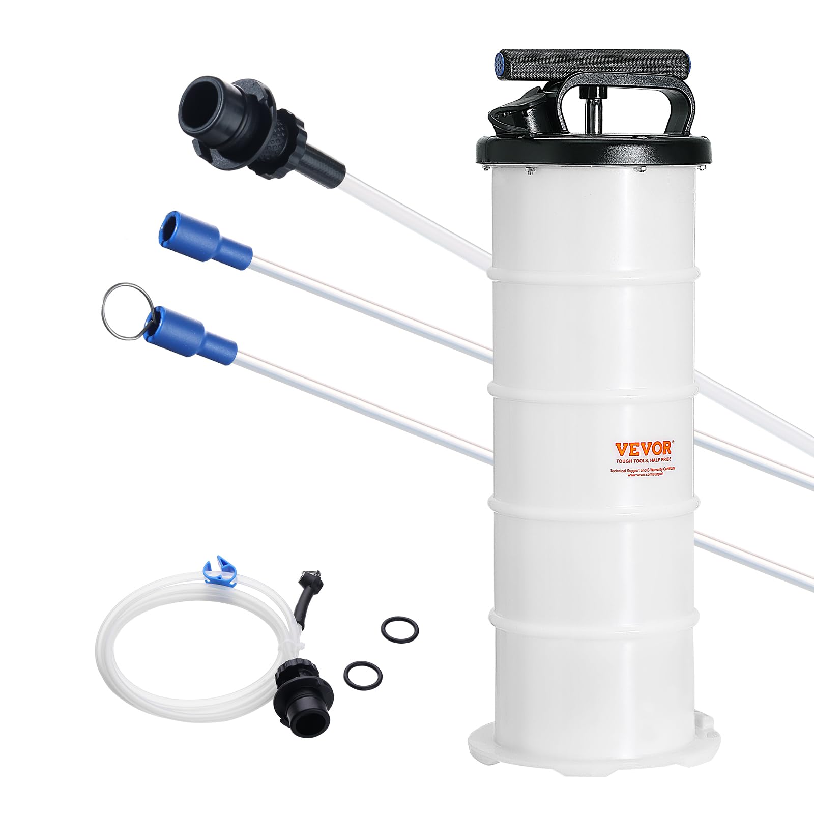 VEVOR Ölabsaugpumpe 6,5L Manuell Ölabsauggerät Ø200x550mm Ölwechselpumpe Auto Absaugpumpe Handpumpe Flüssigkeitsabsaugpumpe Geeignet zum Absaugen von Motoröl Getriebeöl Bremsflüssigkeit VEVOR Ölabsaugpumpe 6,5L Manuell Ölabsauggerät Ø200x550mm Ölwechselpumpe Auto Absaugpumpe Handpumpe Flüssigkeitsabsaugpumpe Geeignet zum Absaugen von Motoröl Getriebeöl Bremsflüssigkeit von VEVOR