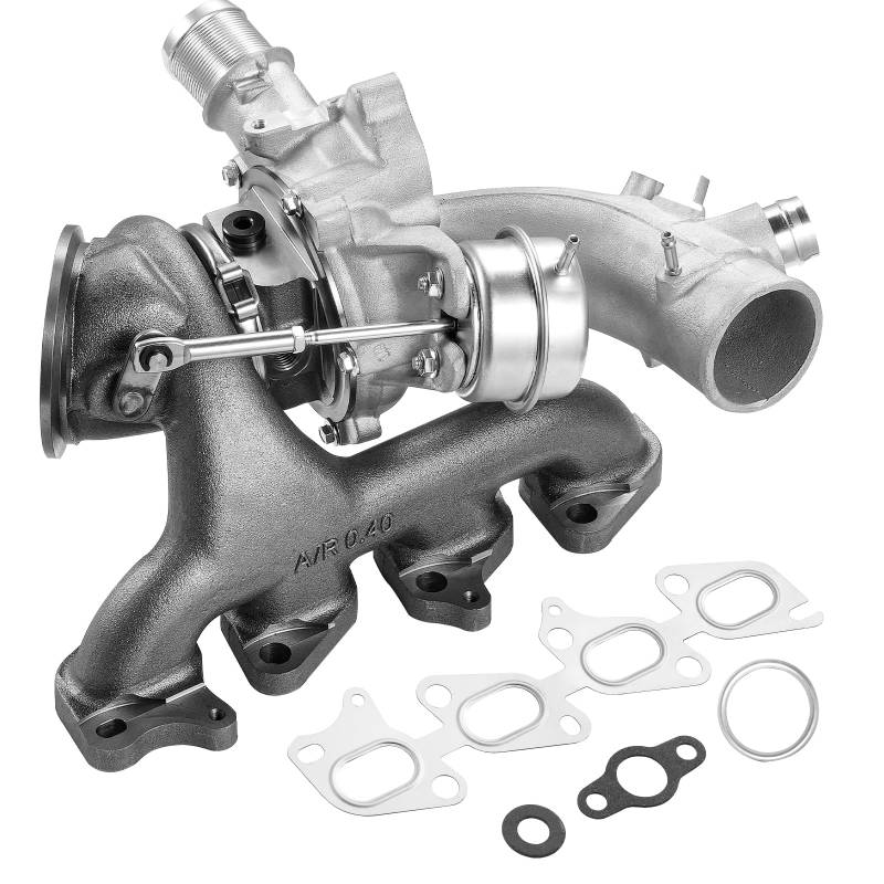 VEVOR Turbo Turbolader mit Dichtungssatz Turbolader-Ersatz für Automotoren, kompatibel mit Buick Encore 2013-2021 -1.4L Gas VVT Turbocharged Ecotec LUV von VEVOR