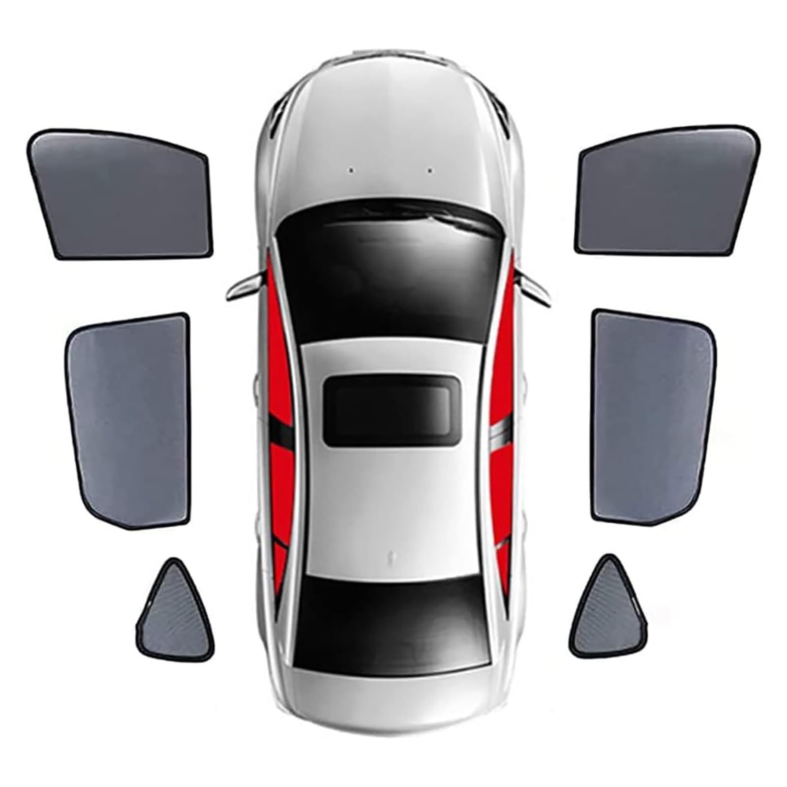 Sonnenschutz Auto für J-eep Cherokee 2014-2022 - Autofenster Sonnenblende mit UV Schutz - Sonnenrollo für Seitenscheibe - Auto Fenster Verdunkelung Vorhang,6pcs Side Window Sonnenschutz Auto für J-eep Cherokee 2014-2022 - Autofenster Sonnenblende mit UV Schutz - Sonnenrollo für Seitenscheibe - Auto Fenster Verdunkelung Vorhang,6pcs Side Window von VEYOLE