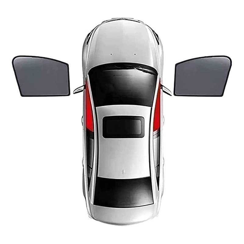 Sonnenschutz Auto für J-eep Compass 2017-2022 - Autofenster Sonnenblende mit UV Schutz - Sonnenrollo für Seitenscheibe - Auto Fenster Verdunkelung Vorhang,2pcs Front Window von VEYOLE