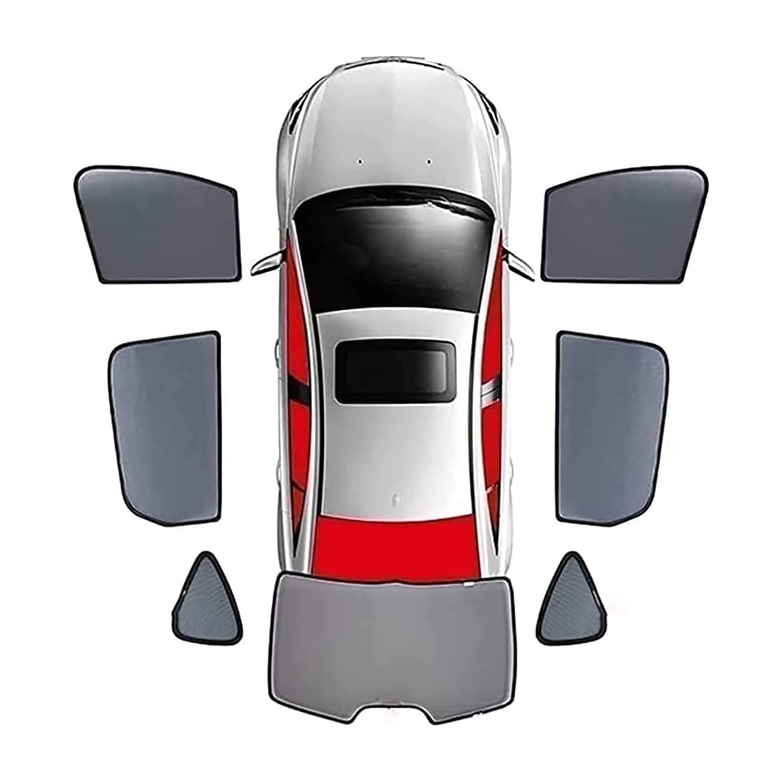 Sonnenschutz Auto für J-eep Grand Cherokee 2005-2010 - Autofenster Sonnenblende mit UV Schutz - Sonnenrollo für Seitenscheibe - Auto Fenster Verdunkelung Vorhang,7pcs-Wholecar Sonnenschutz Auto für J-eep Grand Cherokee 2005-2010 - Autofenster Sonnenblende mit UV Schutz - Sonnenrollo für Seitenscheibe - Auto Fenster Verdunkelung Vorhang,7pcs-Wholecar von VEYOLE