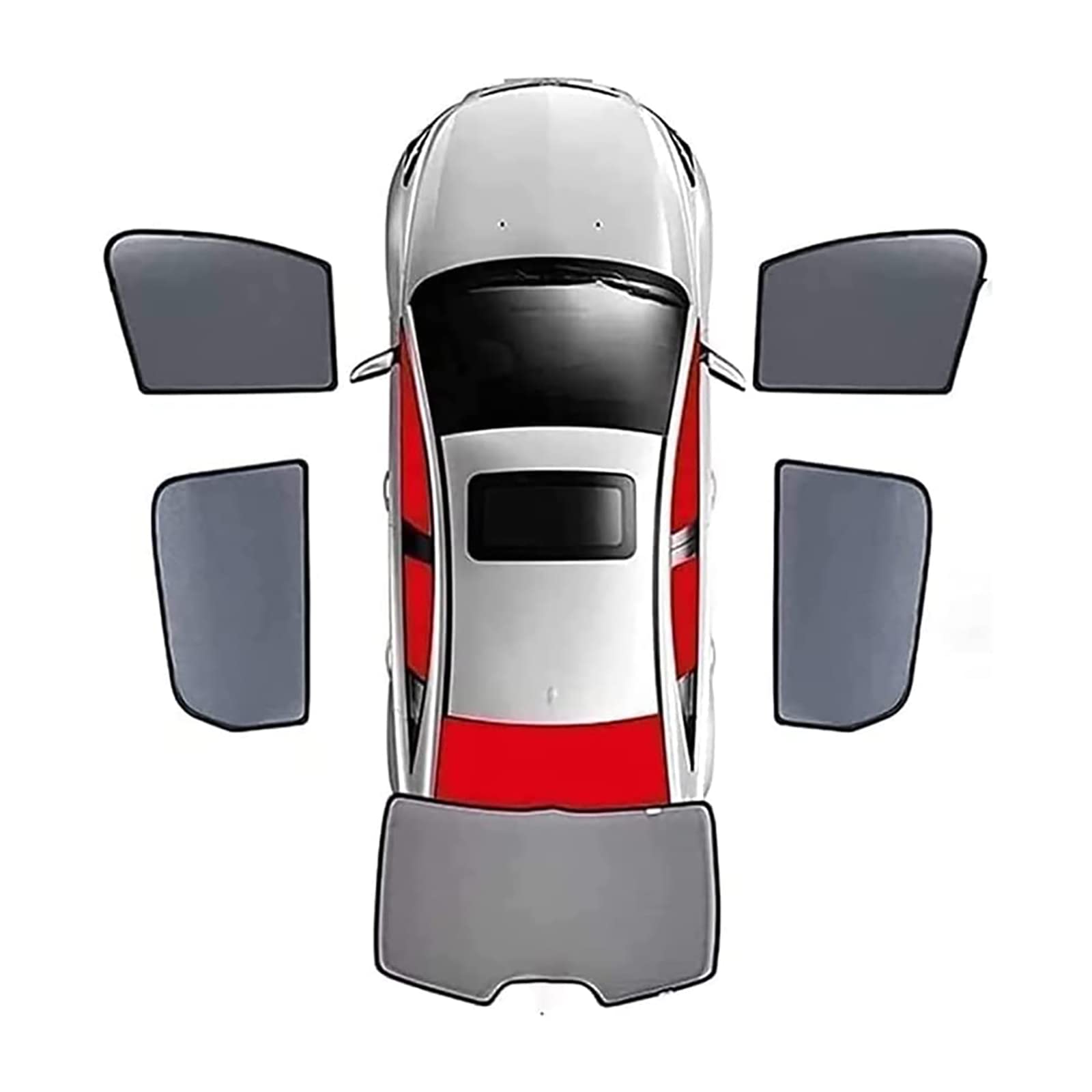 Sonnenschutz Auto für J-eep Grand Commander 2018-2022 - Autofenster Sonnenblende mit UV Schutz - Sonnenrollo für Seitenscheibe - Auto Fenster Verdunkelung Vorhang,5pcs-Wholecar Sonnenschutz Auto für J-eep Grand Commander 2018-2022 - Autofenster Sonnenblende mit UV Schutz - Sonnenrollo für Seitenscheibe - Auto Fenster Verdunkelung Vorhang,5pcs-Wholecar von VEYOLE