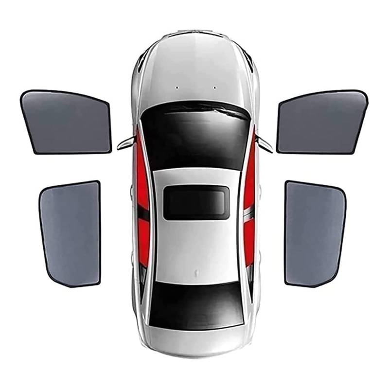 Sonnenschutz Auto für J-eep Renegade 2015-2022 - Autofenster Sonnenblende mit UV Schutz - Sonnenrollo für Seitenscheibe - Auto Fenster Verdunkelung Vorhang,4pcs Side Window von VEYOLE