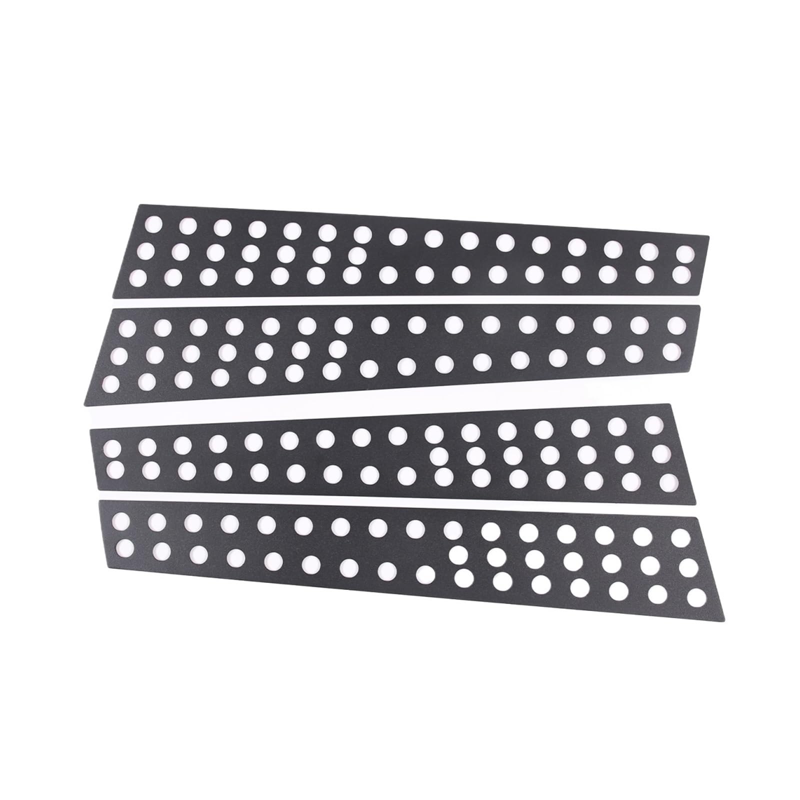 VFEBTSD Compatible with 2021-2023 Subaru WRX Aluminum Alloy Center Pillar Honeycomb Decorative Panel Car Exterior Protection Accessories(Black) von VFEBTSD