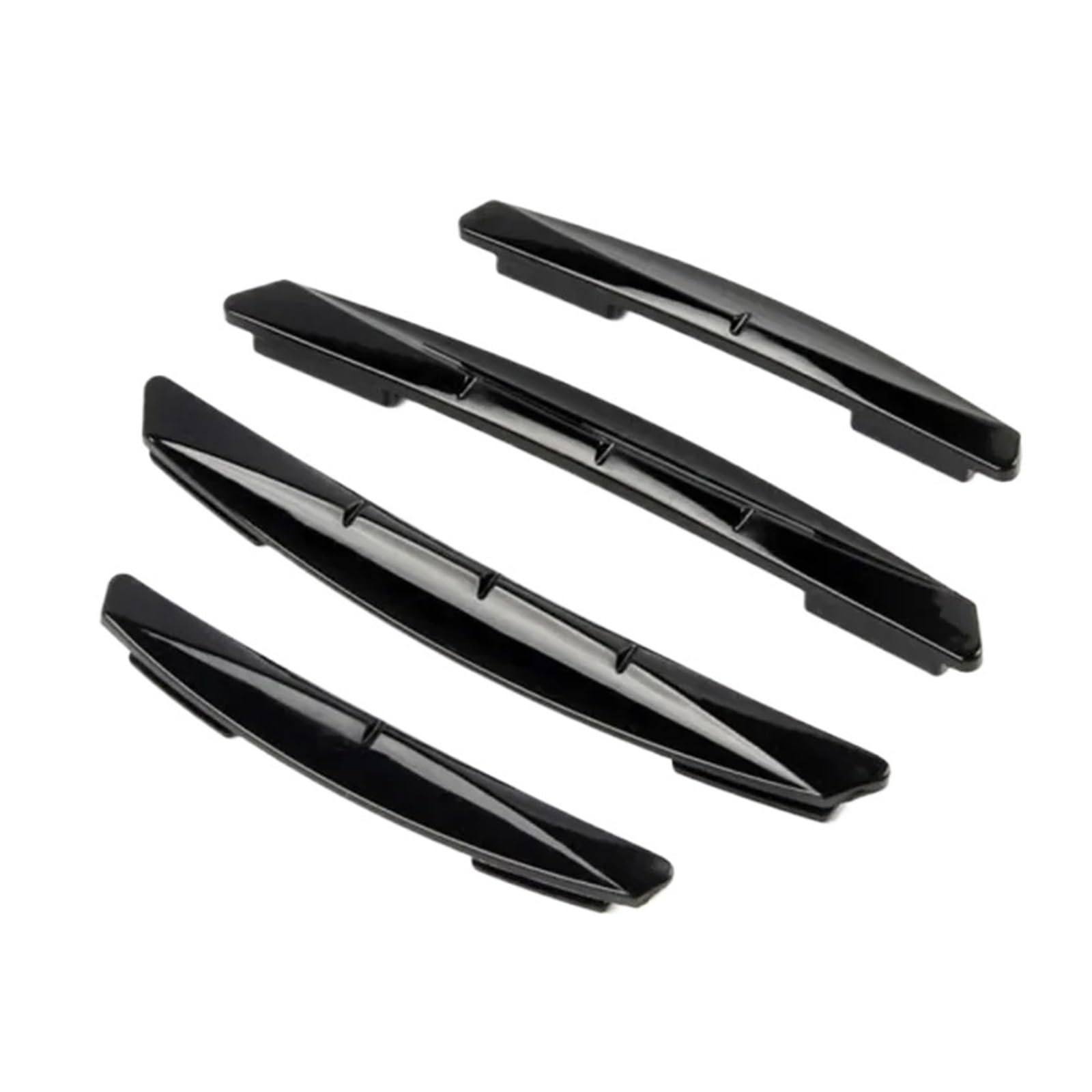 VFEBTSD Kompatibel mit 4 Stück/Set Auto-Kollisionsstreifen, Seitentür-Kollisionsschutz, dekorative Schutzplatte, Kratzschutz, Autozubehör, Dekoration(Black) von VFEBTSD