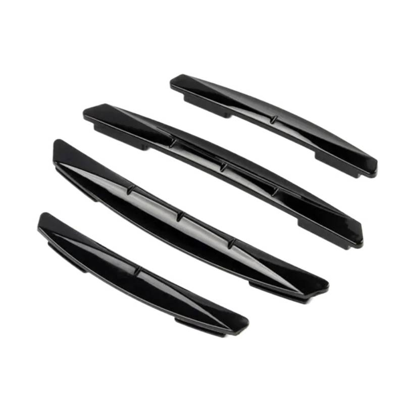VFEBTSD Kompatibel mit 4 Stück/Set Auto-Kollisionsstreifen, Seitentür-Kollisionsschutz, dekorative Schutzplatte, Kratzschutz, Autozubehör, Dekoration(Black) von VFEBTSD