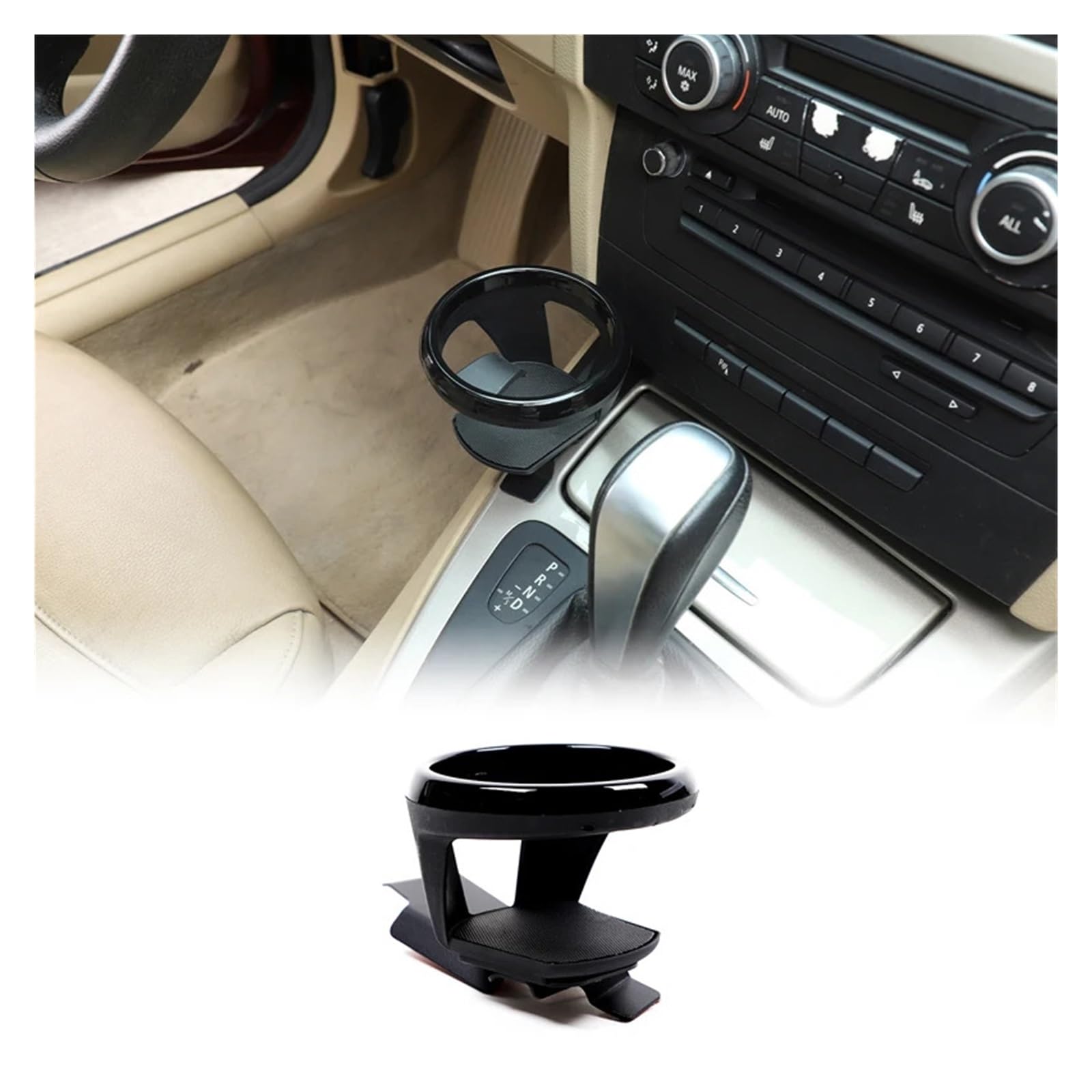 VFEBTSD Kompatibel mit BMW 1er E87 2007-2021 Wasserbecherhalter for die Mittelkonsole des Autos, for BMW 3er E90 2005-2012 Autoinnenausstattung(Left) von VFEBTSD