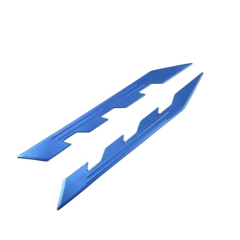 VFEBTSD Kompatibel mit Corvette C8 Z51 Z06 2020-2023 Motorhaube aus Aluminiumlegierung, beidseitige Logo-Dekorationsaufkleber, Autozubehör(Blue) von VFEBTSD