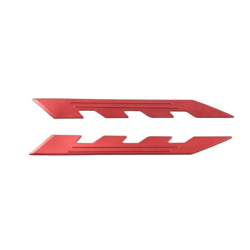 VFEBTSD Kompatibel mit Corvette C8 Z51 Z06 2020-2023 Motorhaube aus Aluminiumlegierung, beidseitige Logo-Dekorationsaufkleber, Autozubehör(Red) von VFEBTSD