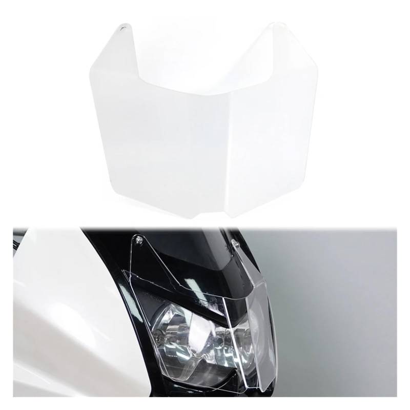 VFEBTSD Kompatibel mit Kawasaki KLR650 2008-2018 KLR 650 Motorrad-Scheinwerferschutz, Frontlicht-Scheinwerferabdeckungsschutz von VFEBTSD