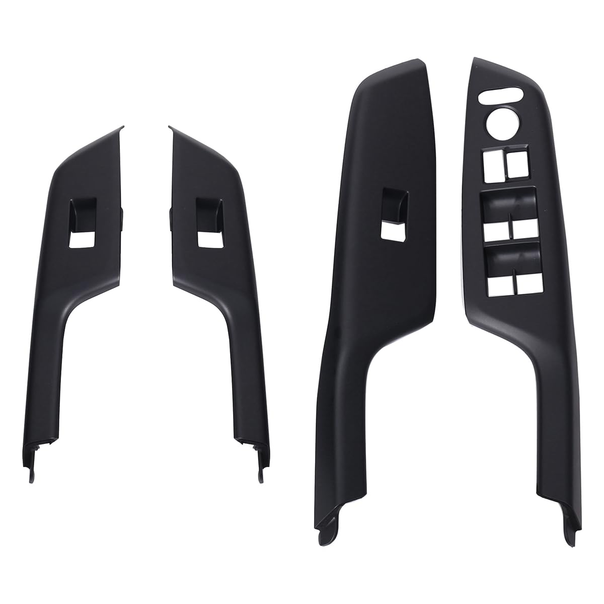 4Pcs Auto Glas Heber Schwarz Schalter Panel Fenster Schalter Rahmen for Honda Civic 2012-2015 4Pcs Auto Glas Heber Schwarz Schalter Panel Fenster Schalter Rahmen for Honda Civic 2012-2015 von VFENSE