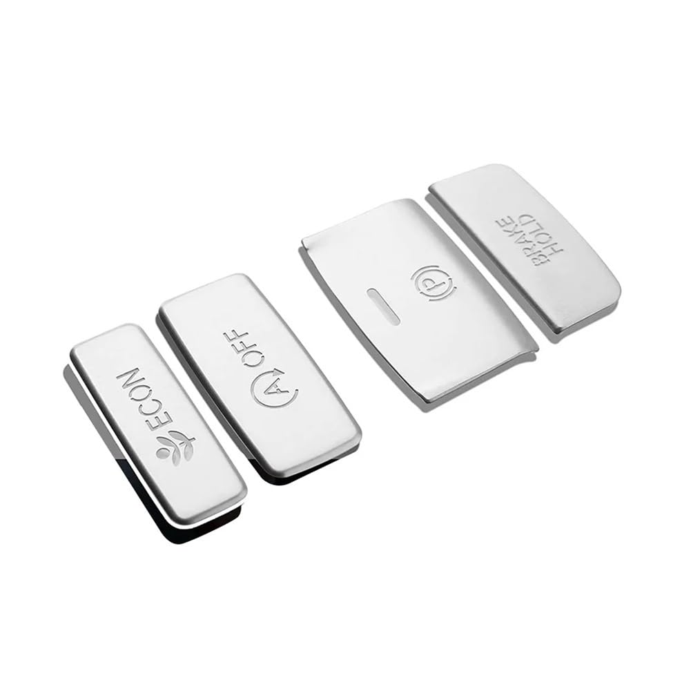 Mittelkonsolen-Schalttafel, Handbremsknopfabdeckung, Aluminium-Aufkleber for die 11. Generation, for Honda Civic 2022, Zubehör, Silber Mittelkonsolen-Schalttafel, Handbremsknopfabdeckung, Aluminium-Aufkleber for die 11. Generation, for Honda Civic 2022, Zubehör, Silber von VFENSE