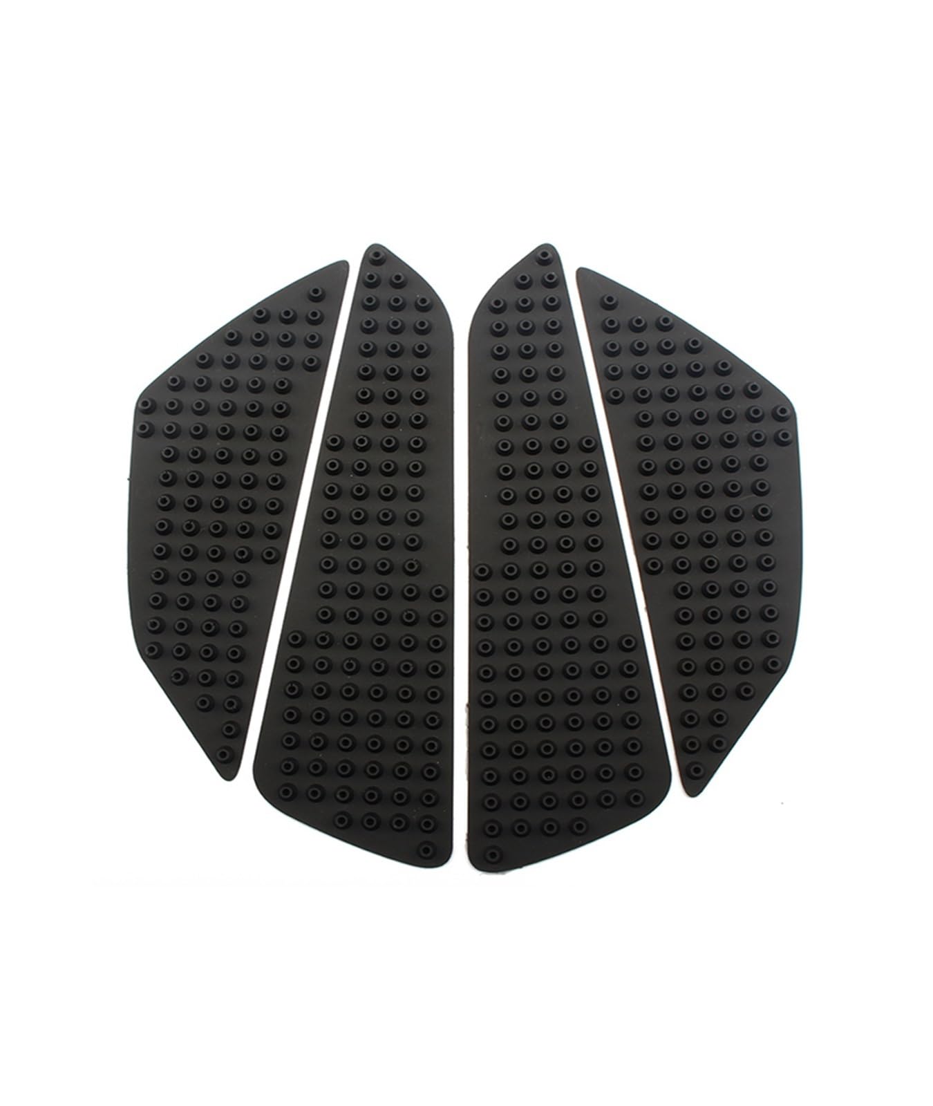 Benutzerdefinierte Motorrad Tank Aufkleber Anti-Slip Klebstoff Tank Seite Traktion Pads Gummis Pad Für CBR600RR 07 Universal(Black A) von VFHERCD
