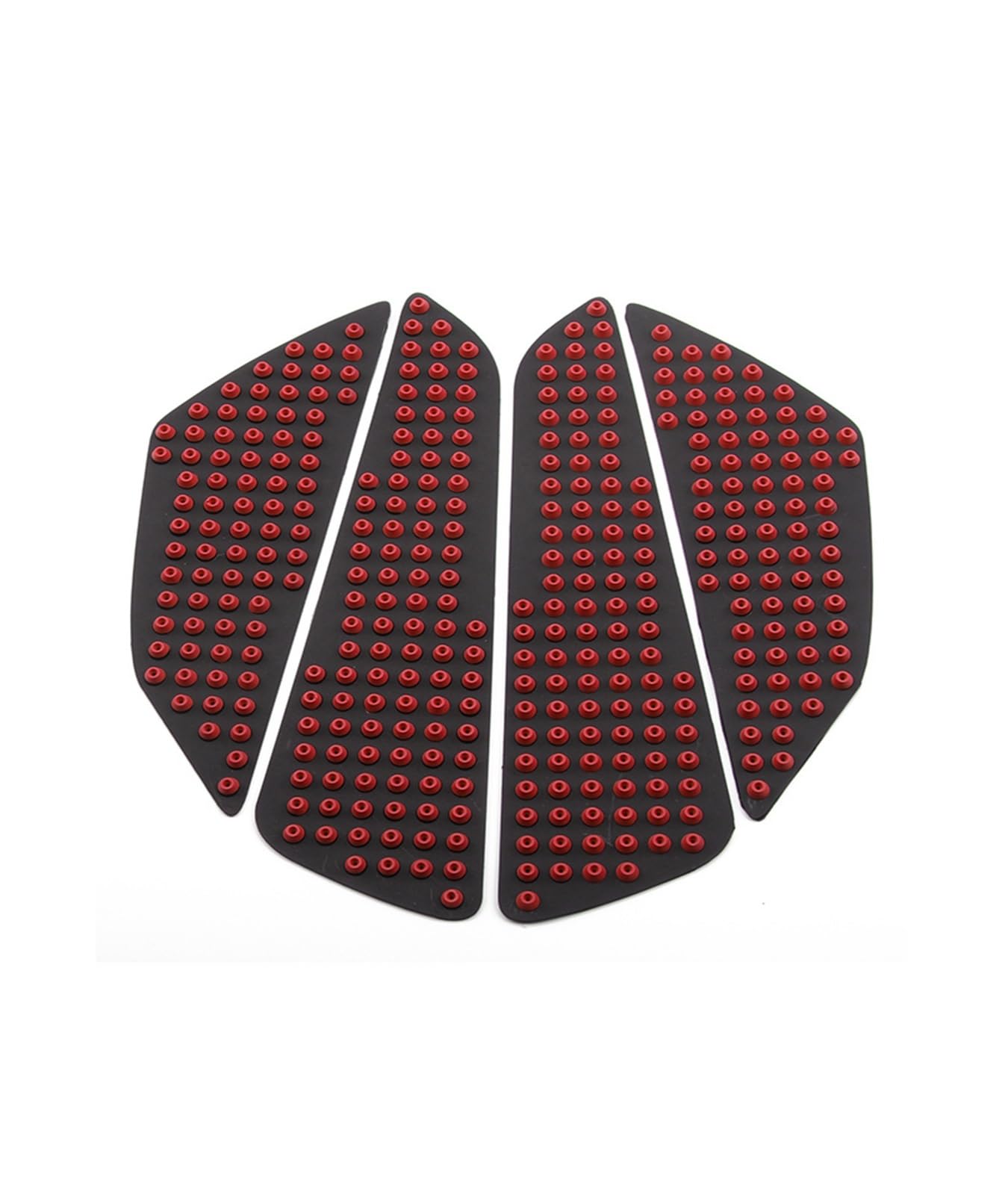 Benutzerdefinierte Motorrad Tank Aufkleber Anti-Slip Klebstoff Tank Seite Traktion Pads Gummis Pad Für CBR600RR 07 Universal(Red) von VFHERCD