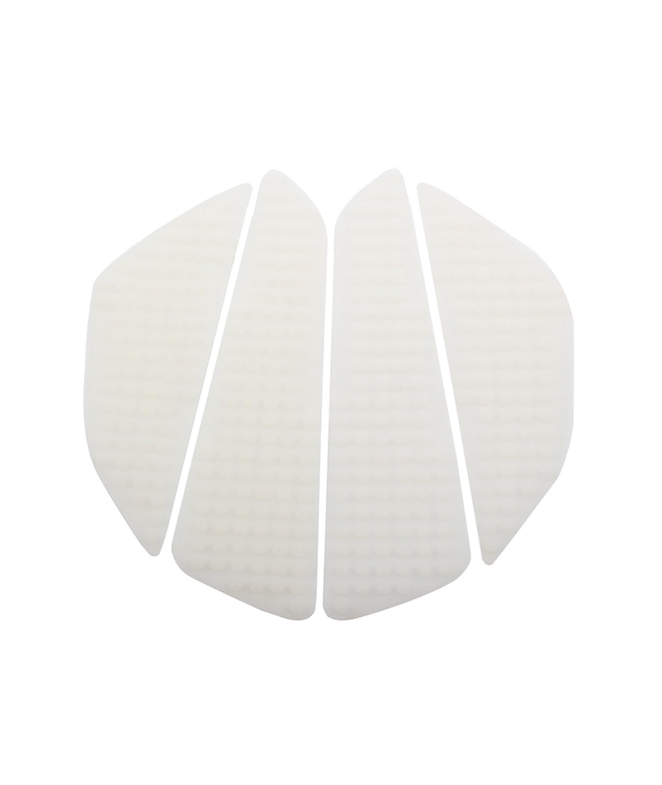 Benutzerdefinierte Motorrad Tank Aufkleber Anti-Slip Klebstoff Tank Seite Traktion Pads Gummis Pad Für CBR600RR 07 Universal(White) von VFHERCD