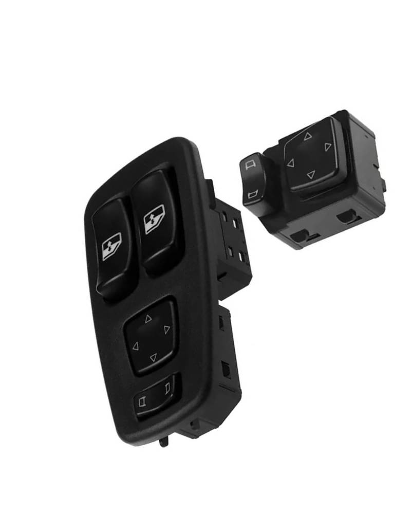 Fensterheber Schalter 1PC Auto Elektrische Fenster Control Schalter Glas Heber Taste Für Scania OE: 1863514 1746397 0431601 1421856 1863514 1445793(Style 3) von VFHERCD