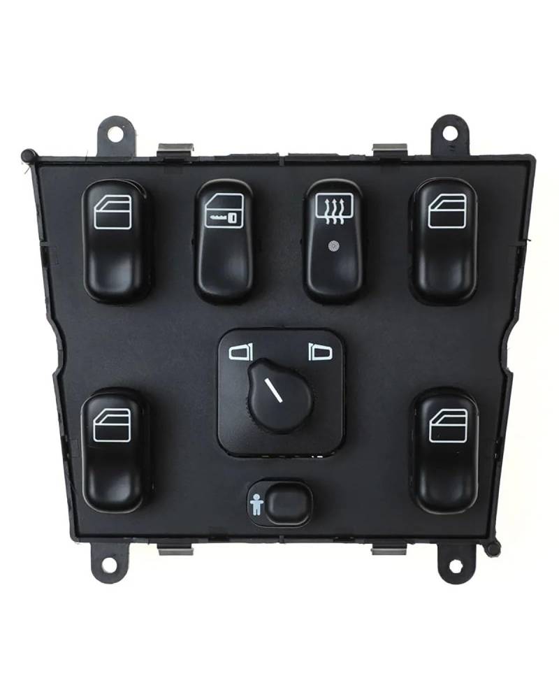 Fensterheber Schalter 1PC Auto Elektrische Master Power Fenster Control Schalter Taste Für Benz ML W163 1998-2003 OE:1638206610 A1638206610 EINE 03751566 von VFHERCD
