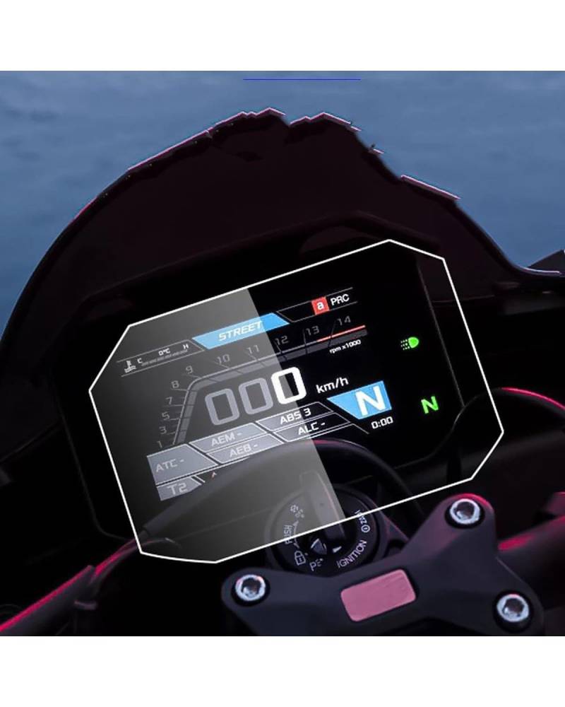 Für Aprilia Für RS V4 Für TuonoV4 2021 Für Tuono V4 Motorrad Scratch Cluster Screen-Dashboard Schutz Instrument Film(1 Sets) von VFHERCD
