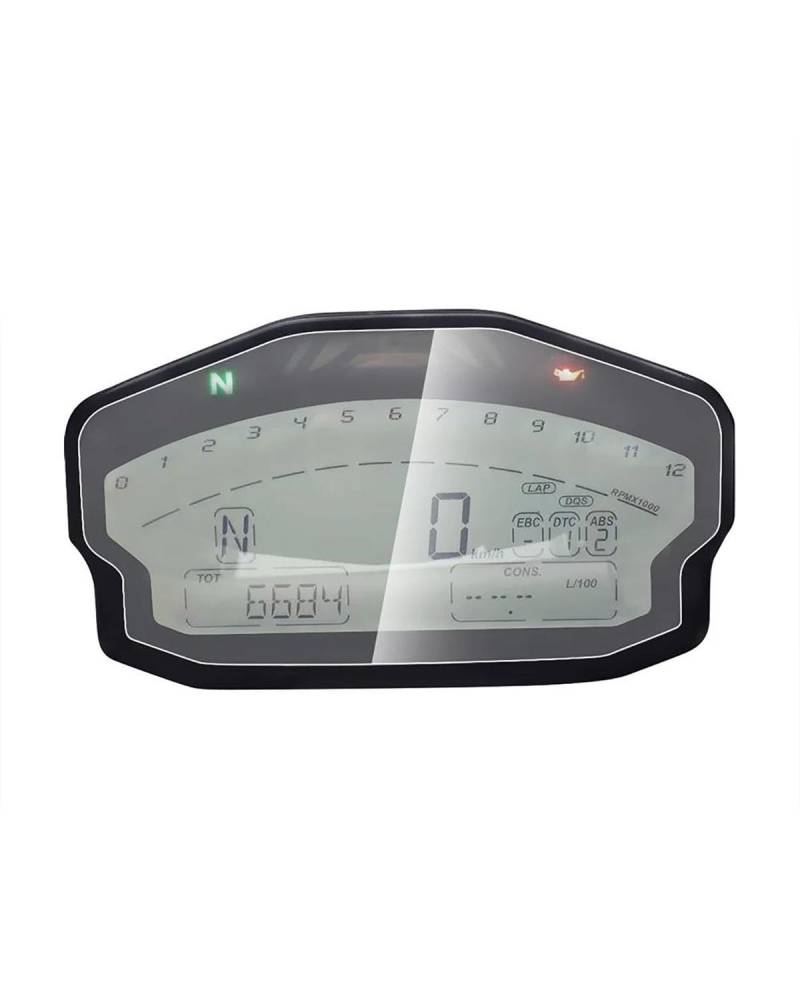 Für Ducati Für Panigale 899 959 1199 1299 Motorrad Instrument Cluster Kratzschutz Film Dashboard Screen Protector(4pcs) von VFHERCD