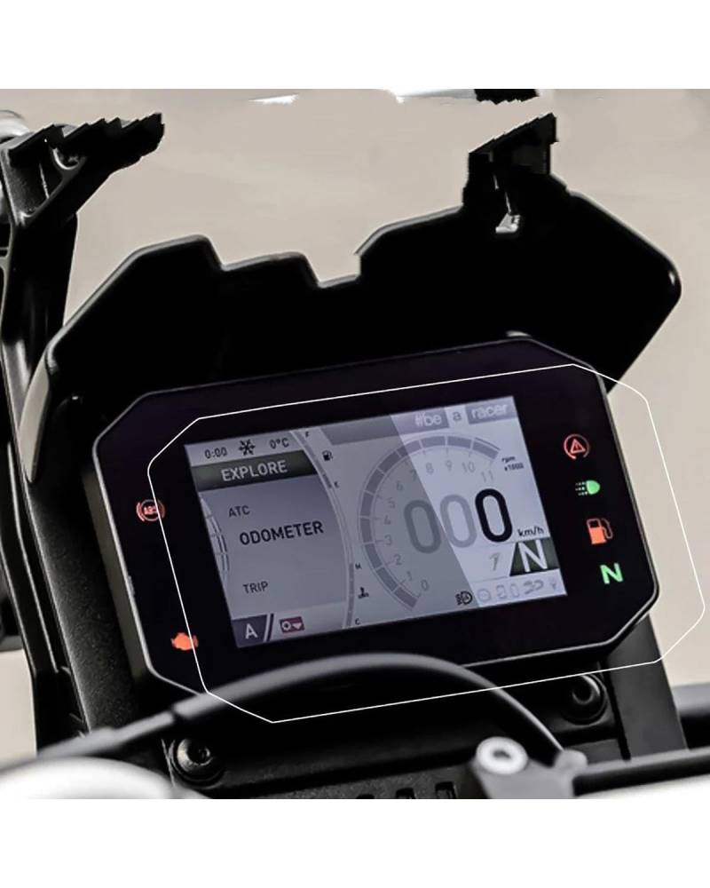 Für Tuareg 660 Für Aprilia Für Tuareg660 RSV4 Tuono V4 2020 Motorrad Scratch Cluster Screen Dashboard Schutz Instrument Film(2 Sets) von VFHERCD