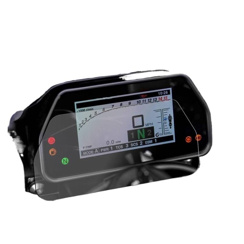 Für Yamaha Für YZF R1 R1M 2023 2022 2021 Motorrad Dashboard Meter Displayschutzfolie(Four) von VFHERCD