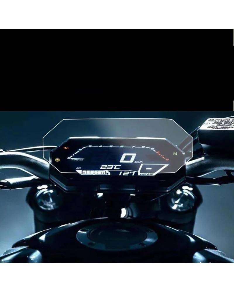 Für Yamaha MT-07 Für MT07 Für FZ-07 FZ07 MT FZ 07 2021 Motorrad Scratch Cluster Screen-Dashboard Schutz Instrument Film(2 Pieces) von VFHERCD