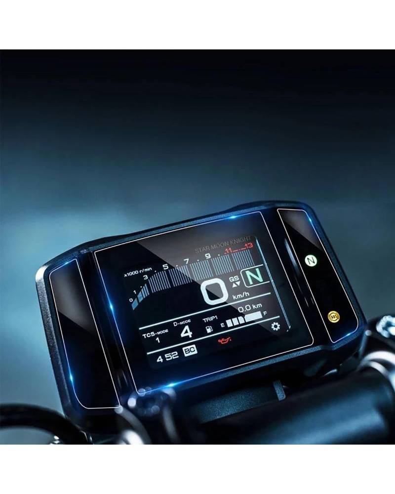 Für Yamaha MT-09 Für MT09 Für MT 09 2021-2023 Motorrad Screen Protector Aufkleber Instrument Film Bildschirm Dashboard Schutz(2 Sets) von VFHERCD