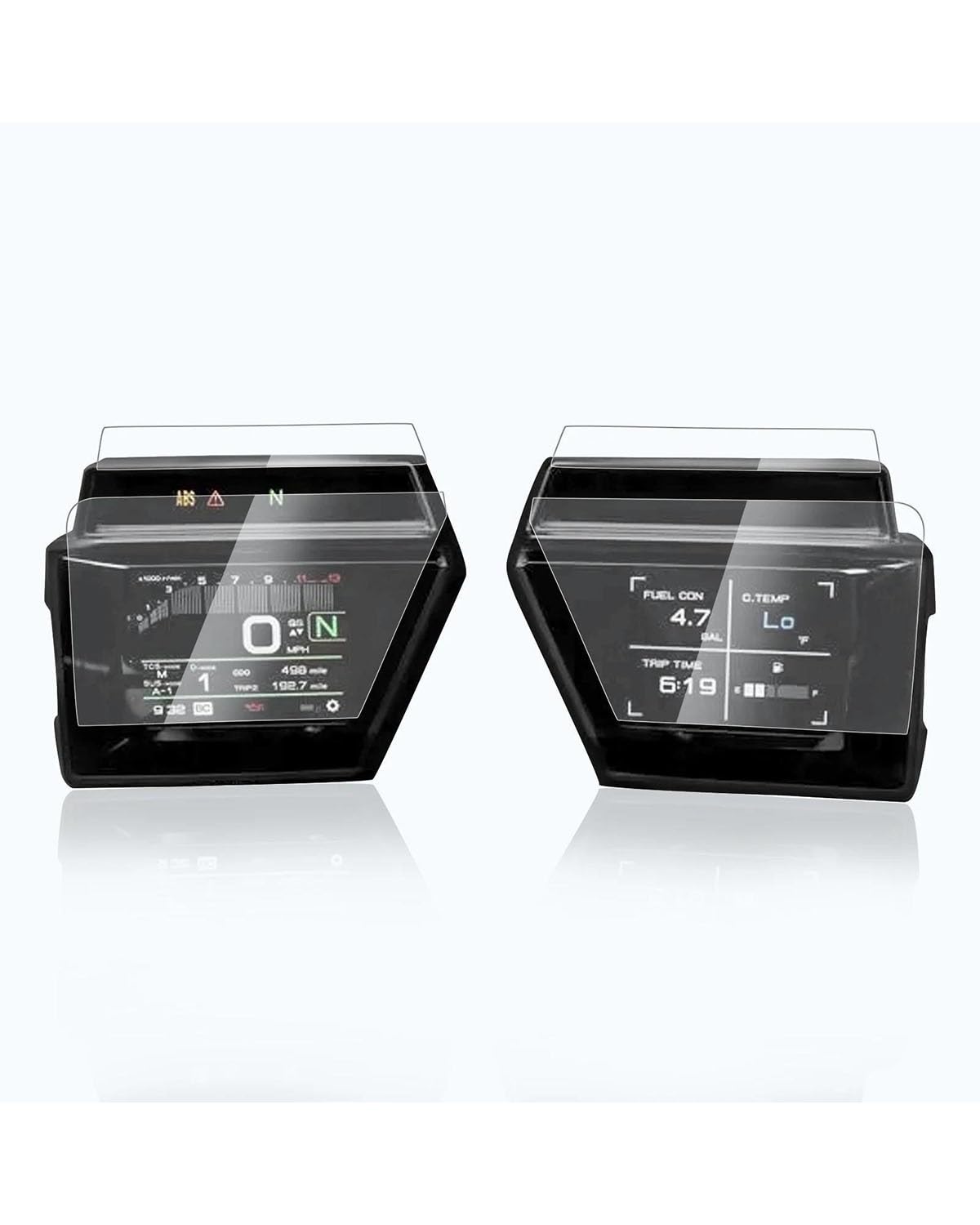 Für Yamaha Tracer9 Tracer 9 Tracer-9 GT 2021 Motorrad Instrument Cluster Kratzschutz Film Dashboard Screen Protector(2 Set) von VFHERCD