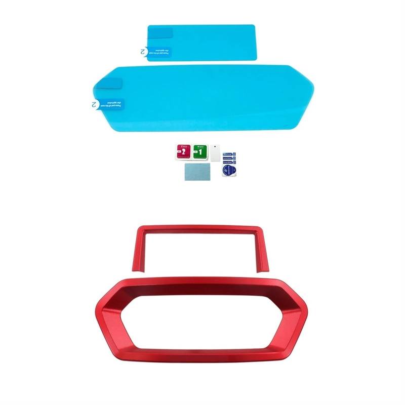 Für Yamaha Xmax 300 XMAX300 2023 Zubehör Motorrad Cluster Scratch Schutz Film Abdeckung Screen Protector Dashboard(-10-Red Set) von VFHERCD
