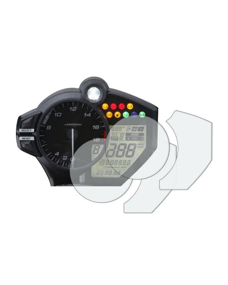 Für Yamaha YZF-R6 Für YZF600 Für R6 2017 2018 2019 2020 2021 Motorrad LCD-Computer-geschwindigkeitsmesser-grüne Instrumente Schutz Film(1 pcs) von VFHERCD